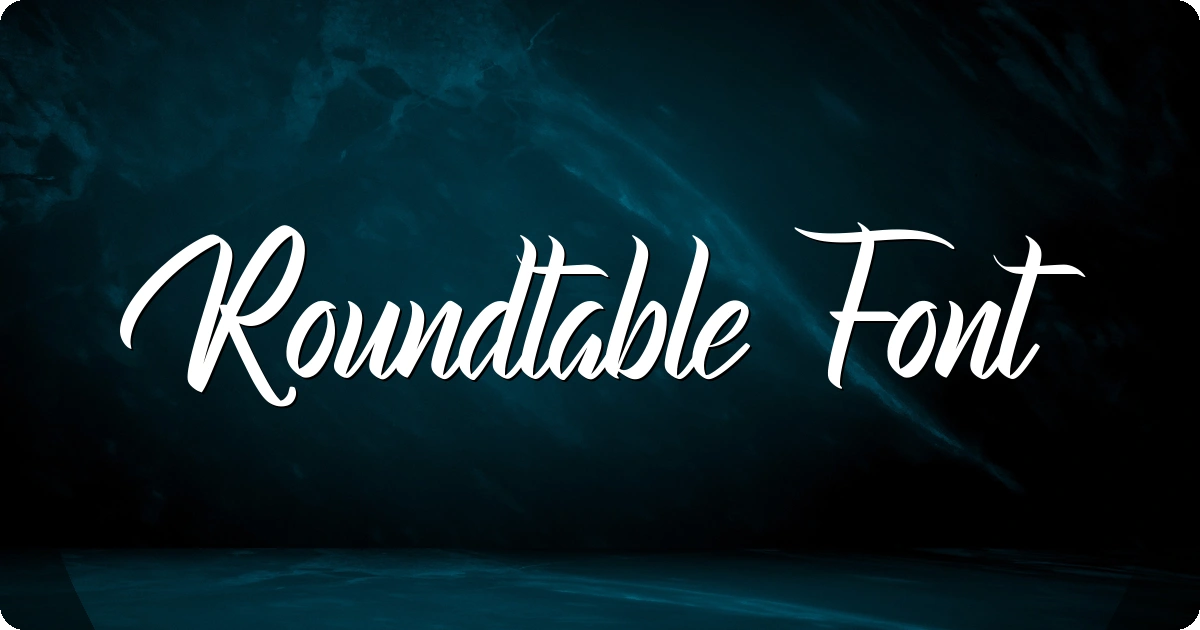 Roundtable Font preview