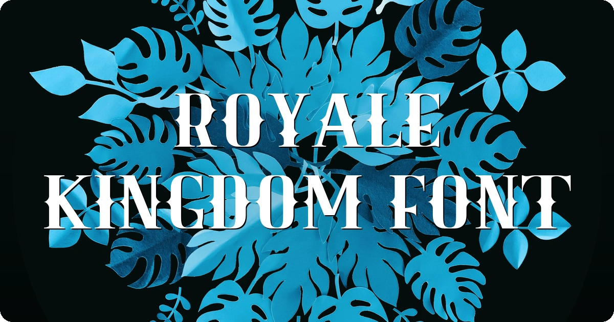 Royale Kingdom Font preview
