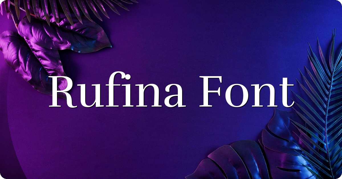 Rufina Font preview