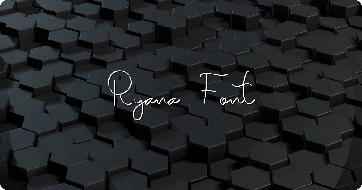 Ryana Font preview