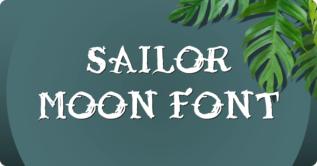 Sailor Moon Font font preview