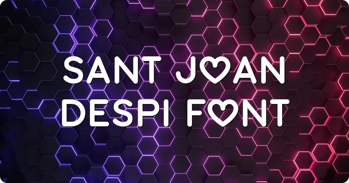 Sant Joan Despi Font preview