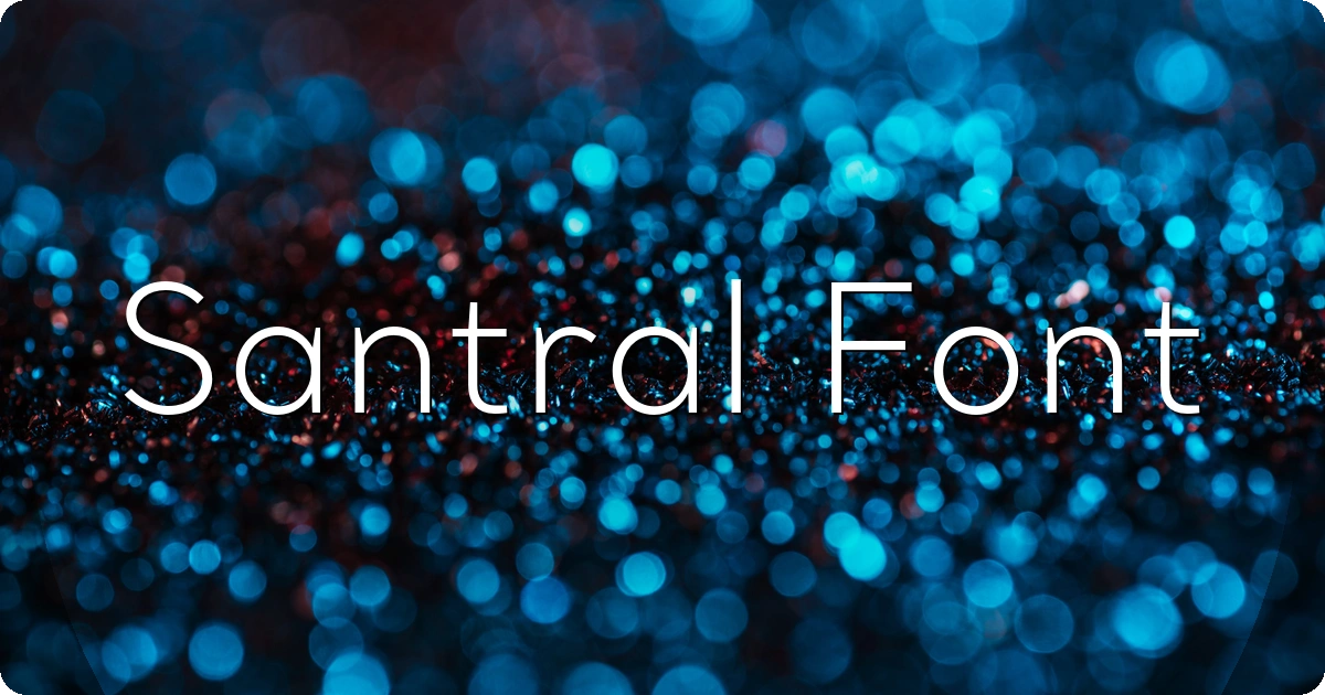 Santral Font preview