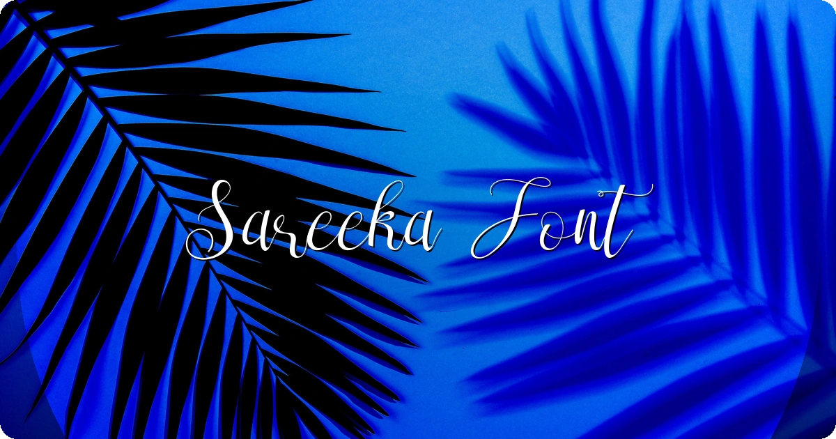 Sareeka Font preview