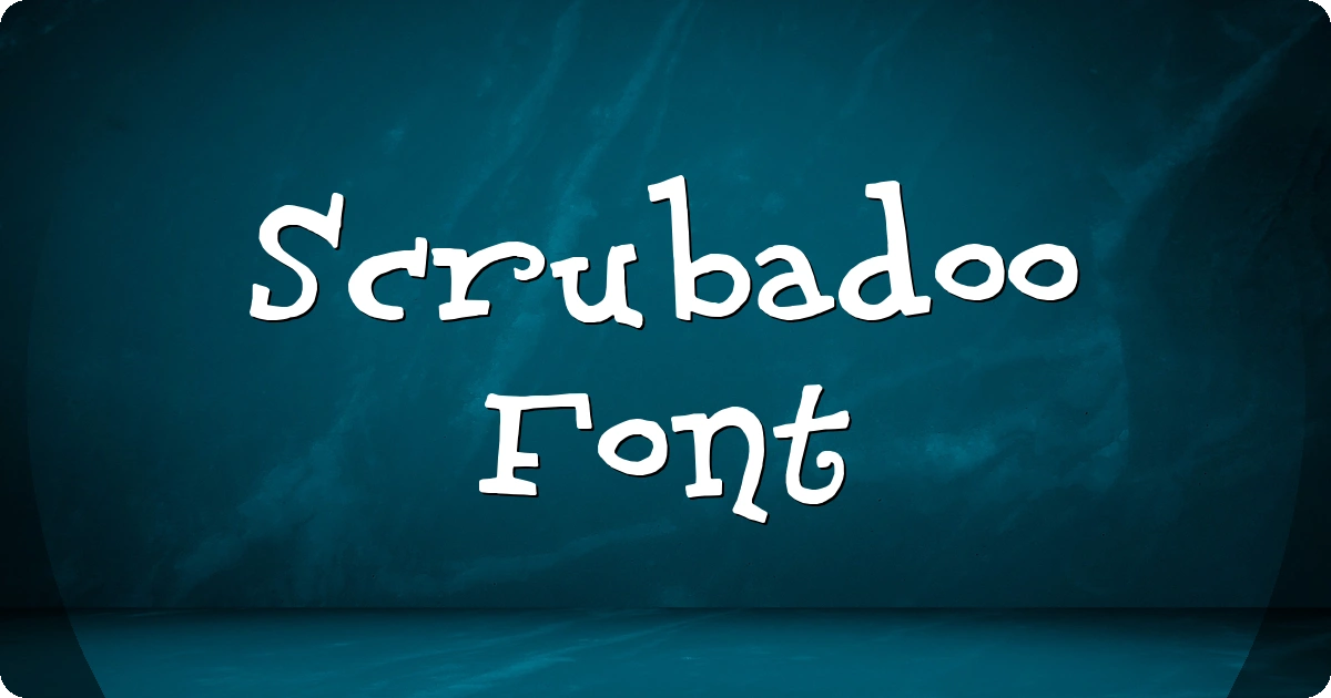 Scrubadoo Font preview