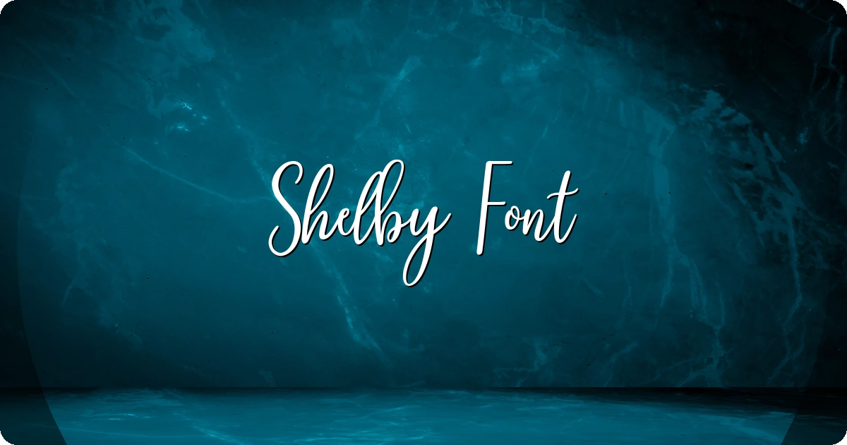 Shelby Font preview