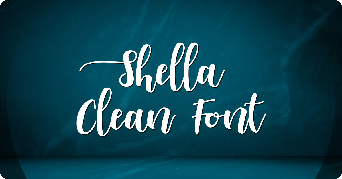 Shella Clean Font preview