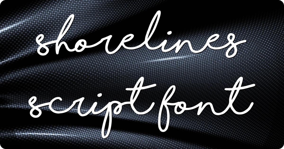 Shorelines Script Font preview