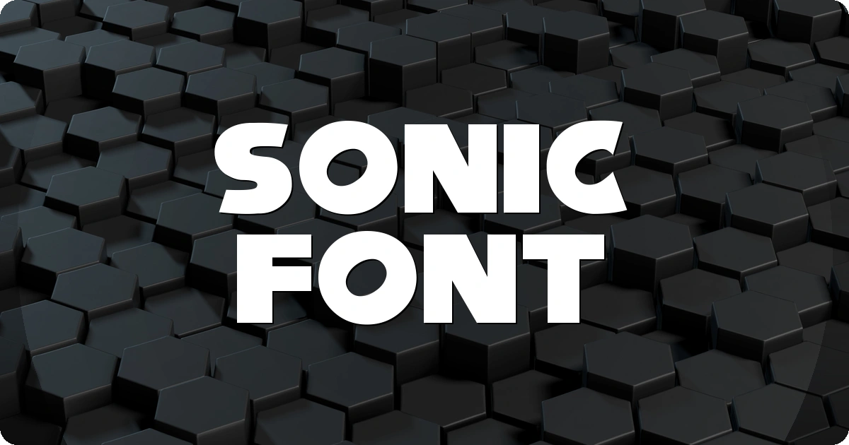 Sonic Font preview