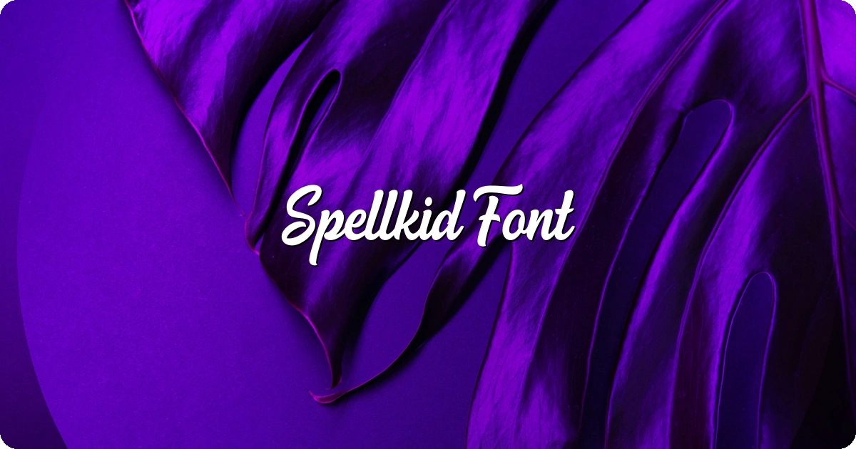 Spellkid Font preview