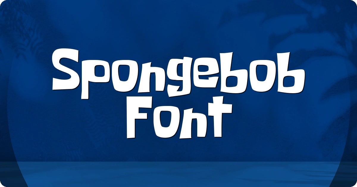Spongebob Font preview