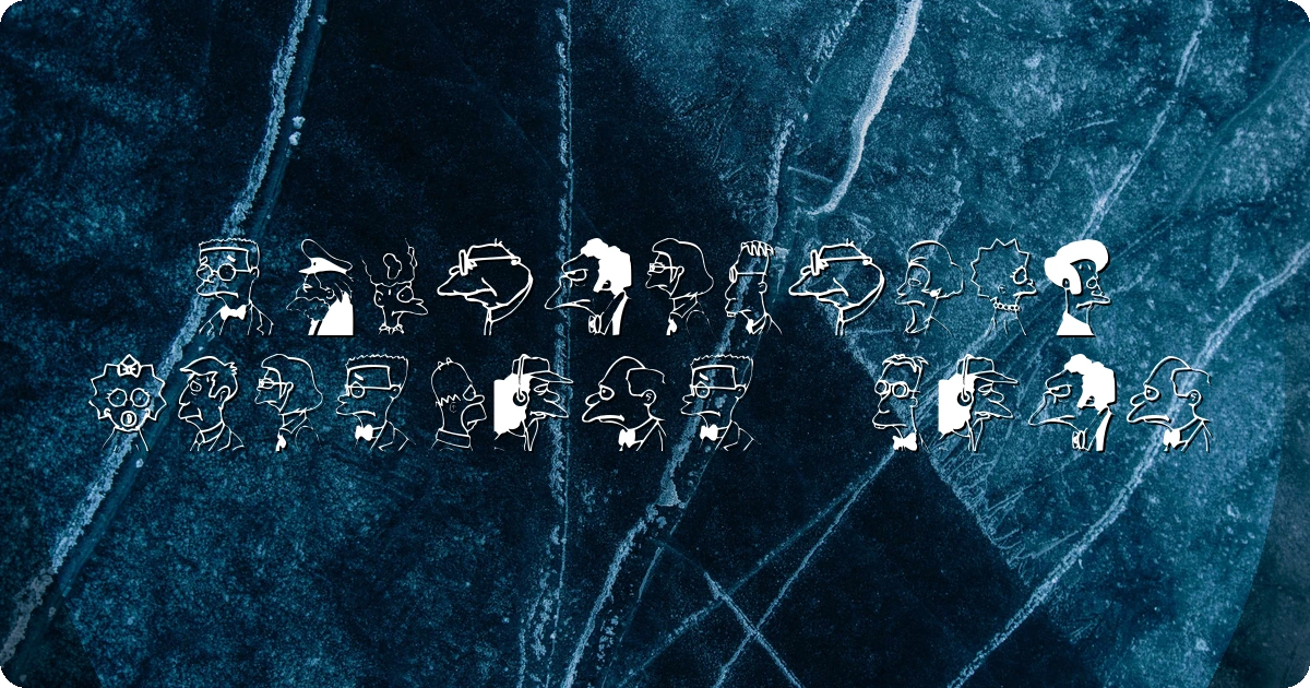 Springfield Mugshots Font preview