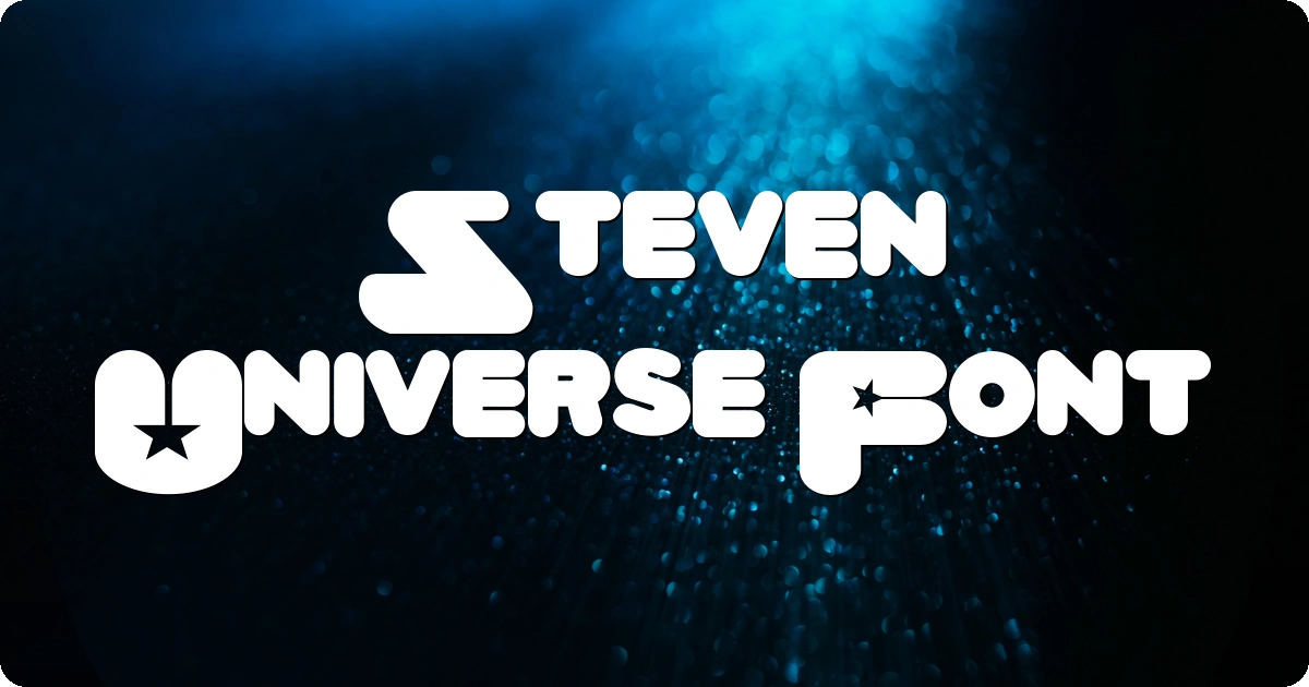Steven Universe Font preview