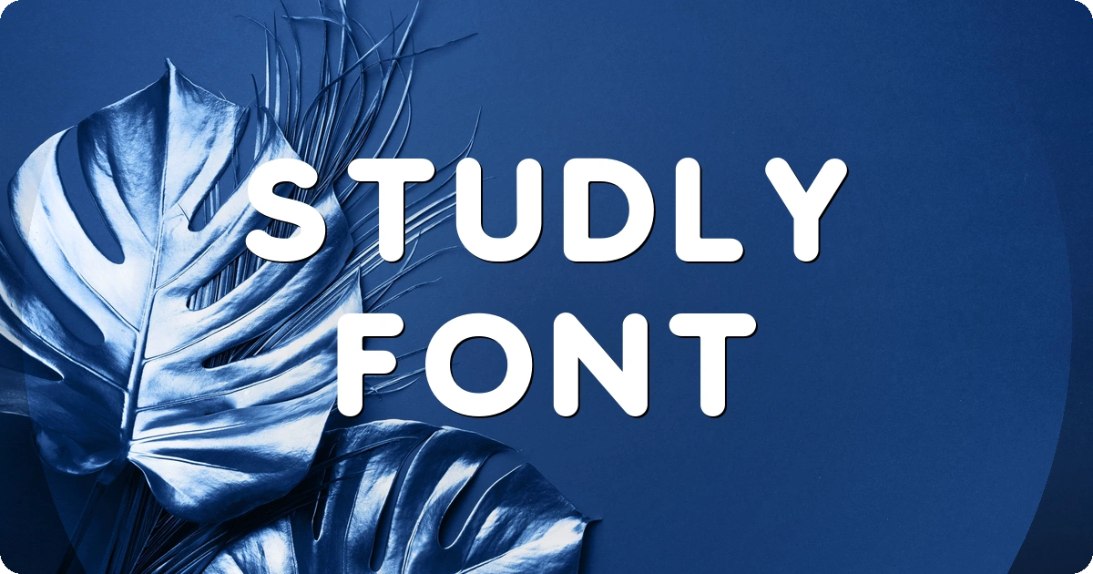 Studly Font preview