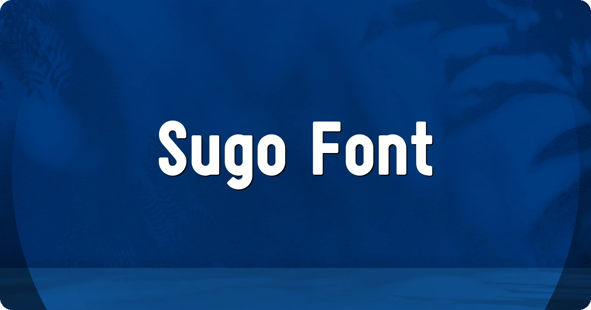 Sugo Font preview