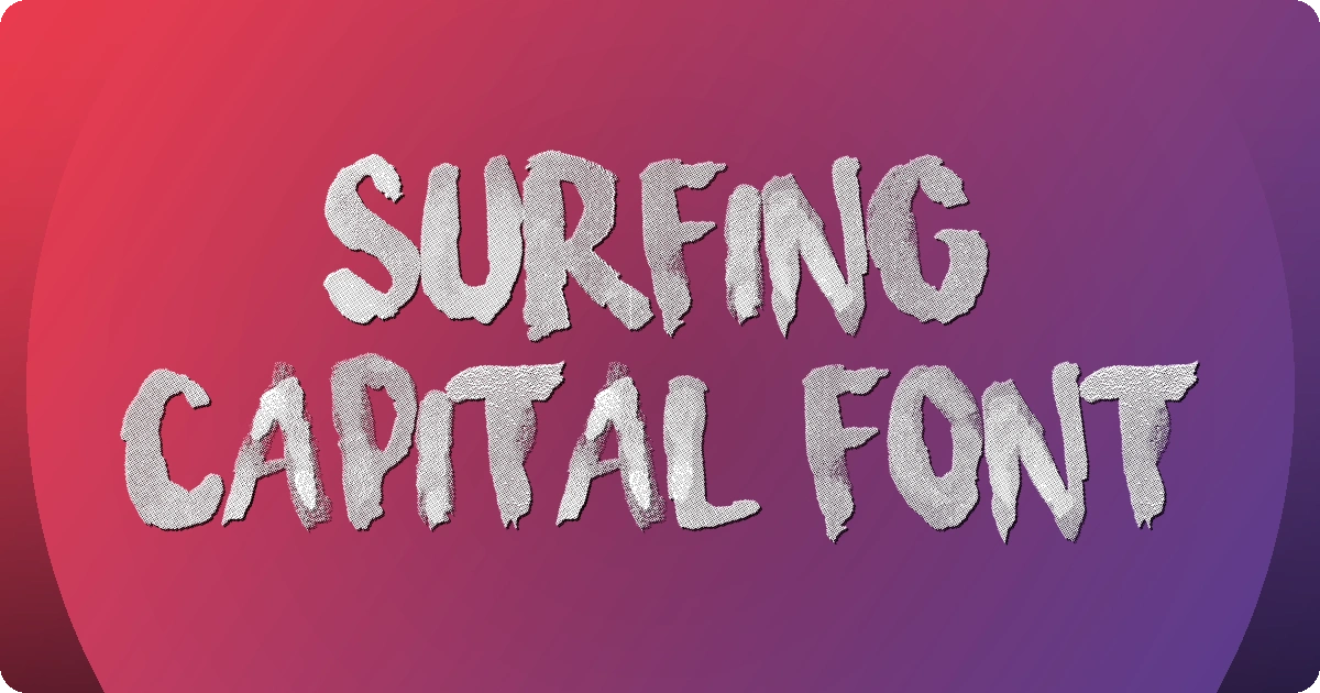 Surfing Capital Font preview