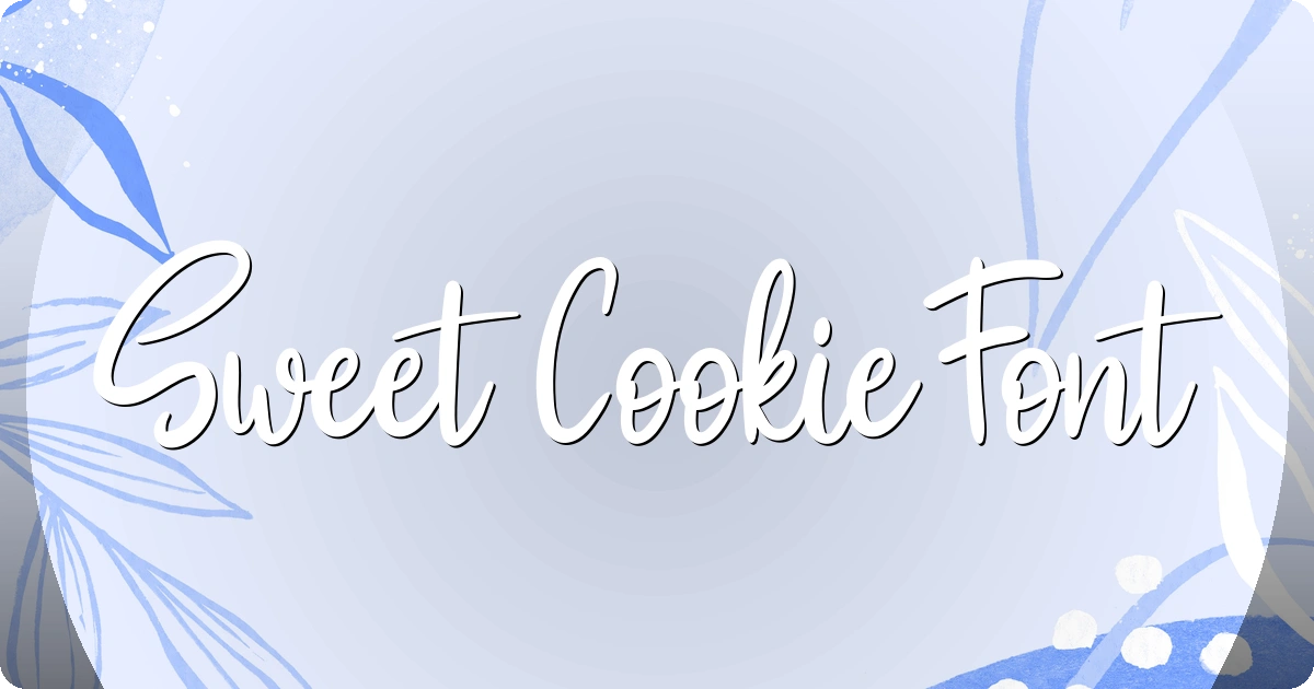 Sweet Cookie Font preview