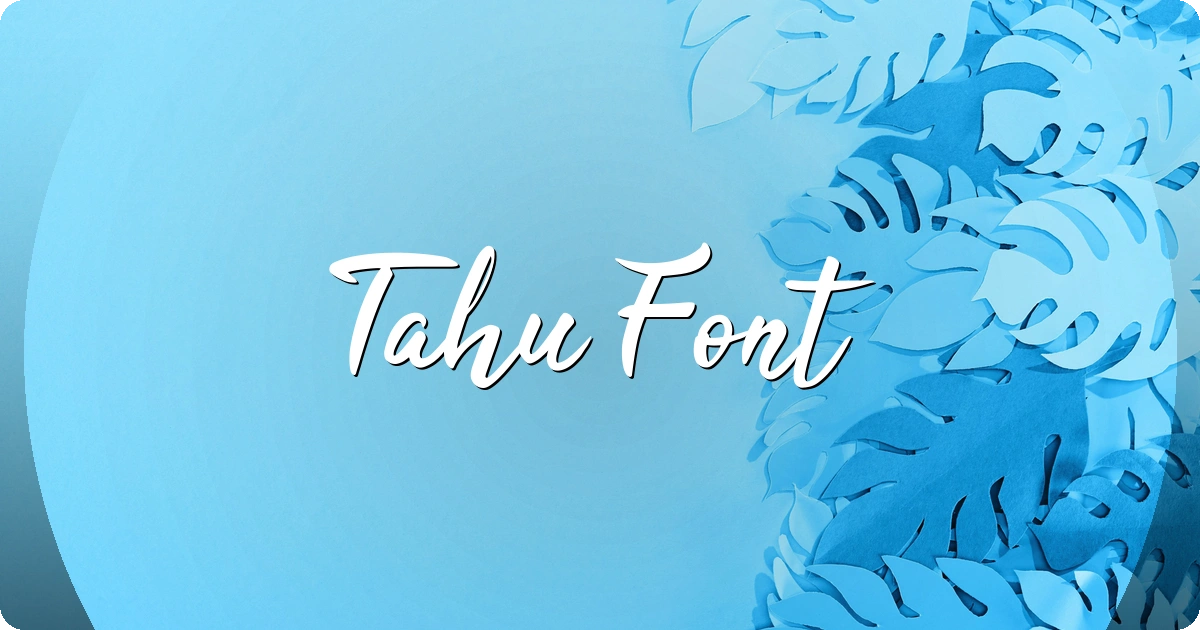 Tahu Font preview