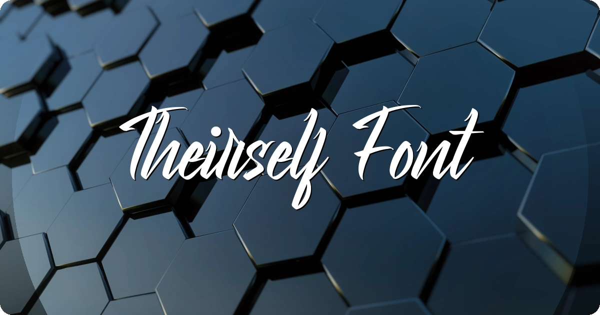 Theirself Font preview