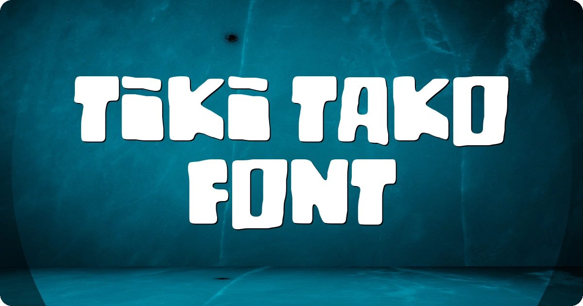 Tiki Tako Font preview