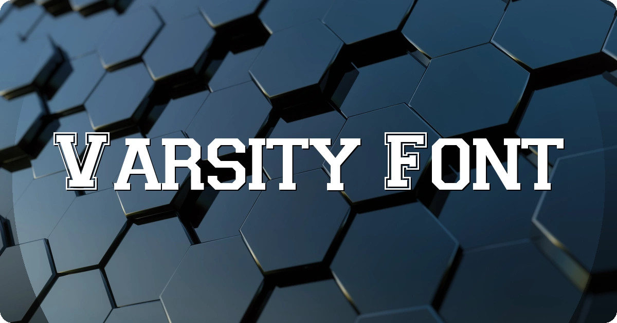 Varsity Font preview