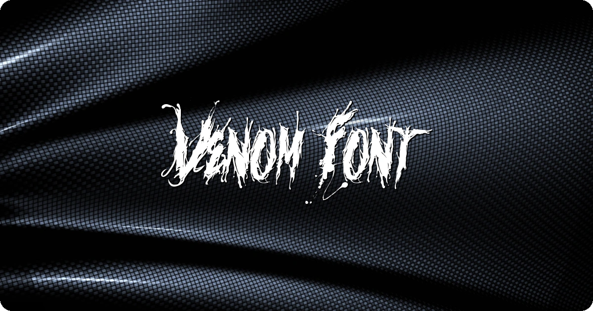 Venom Font preview