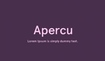 Apercu Font
