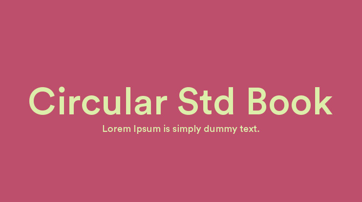 Circular Std Font