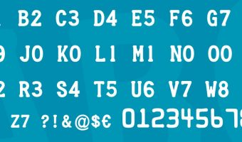 Credit Card Font View