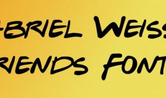 Gabriel Weiss’ Friends Font