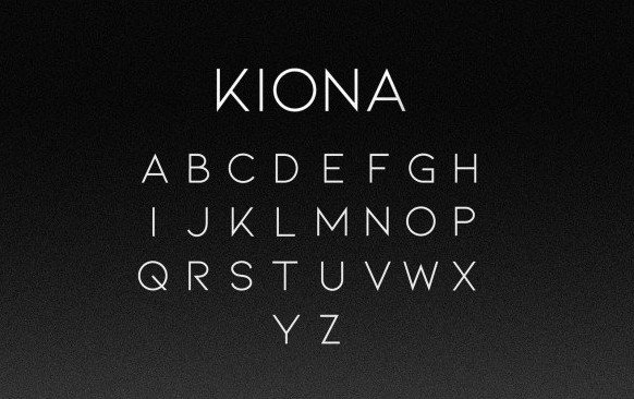 Kiona Font View