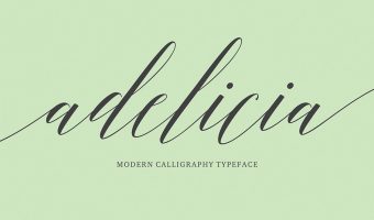 Adelicia font