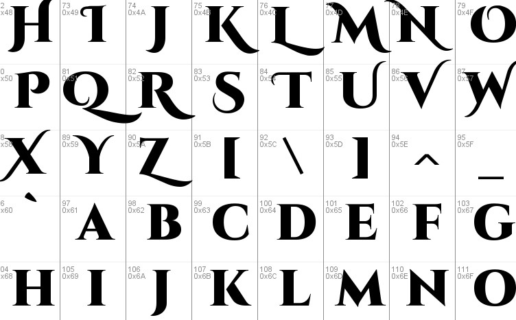 cinzel typeface
