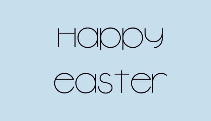 Happy Easter Font View
