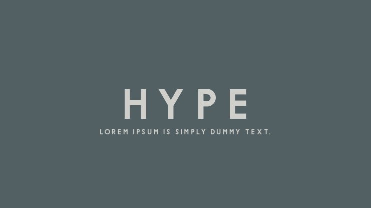 Hype Font
