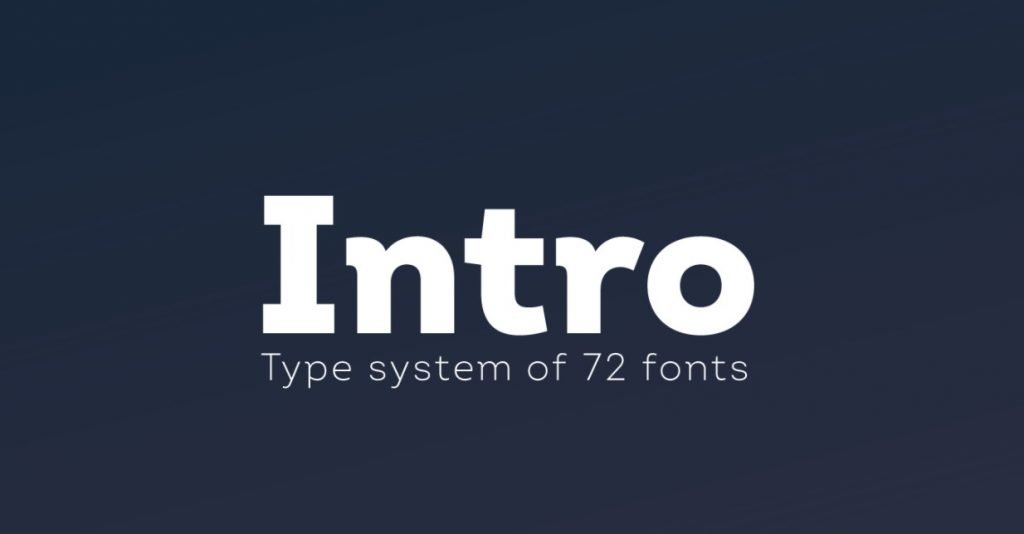 Intro Font