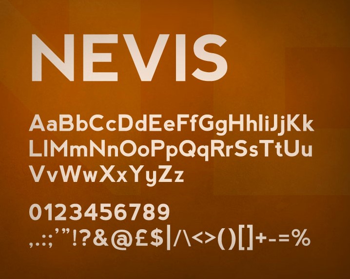 Nevis Font View