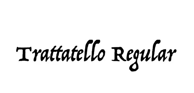 Trattatello Font