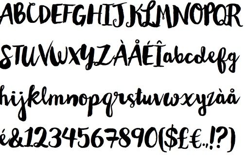 Wanderlust Letters Font Free Download