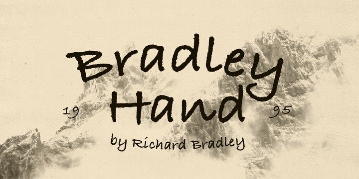 Bradley Hand ITC Std Font