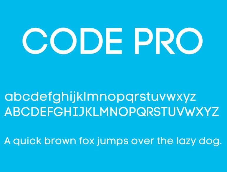 CodePro Font View