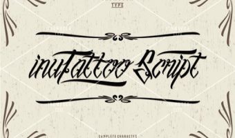 Inumocca Tattoo Script Font