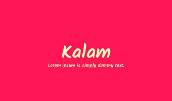 Kalam Font
