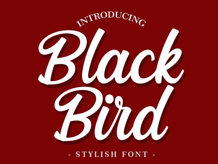 Blackbird Font