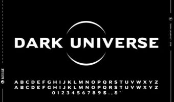 Dark Universe Font View