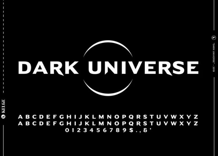 Dark Universe Font View
