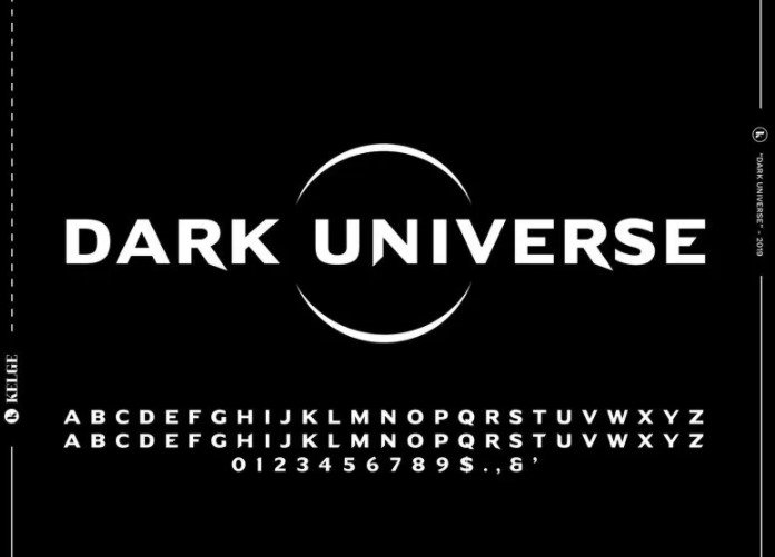 Dark Universe Font View