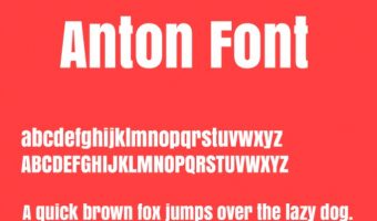 Anton Font View