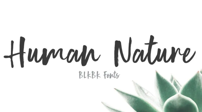 Human Nature Font