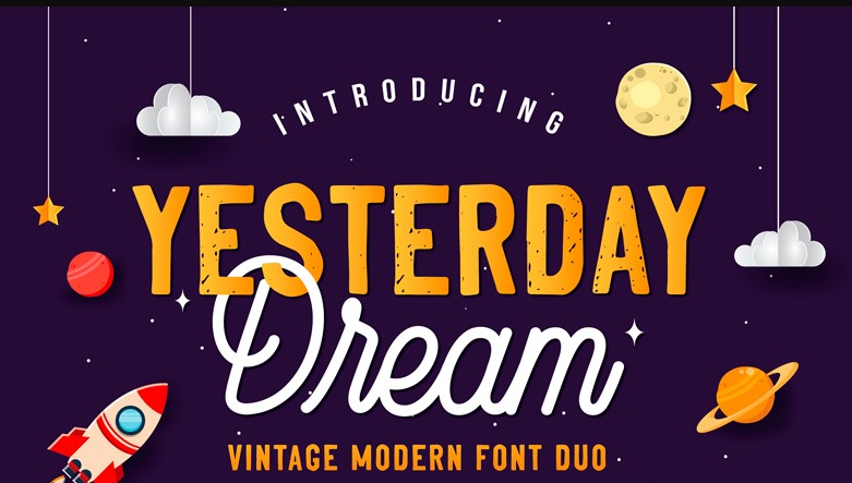 Yesterday Dream Font View
